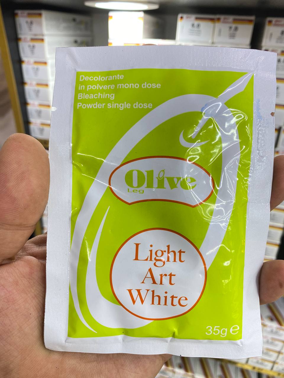 پودر دکلره سفید الیو OLIVE WHITE حجم ۳۵ گرم